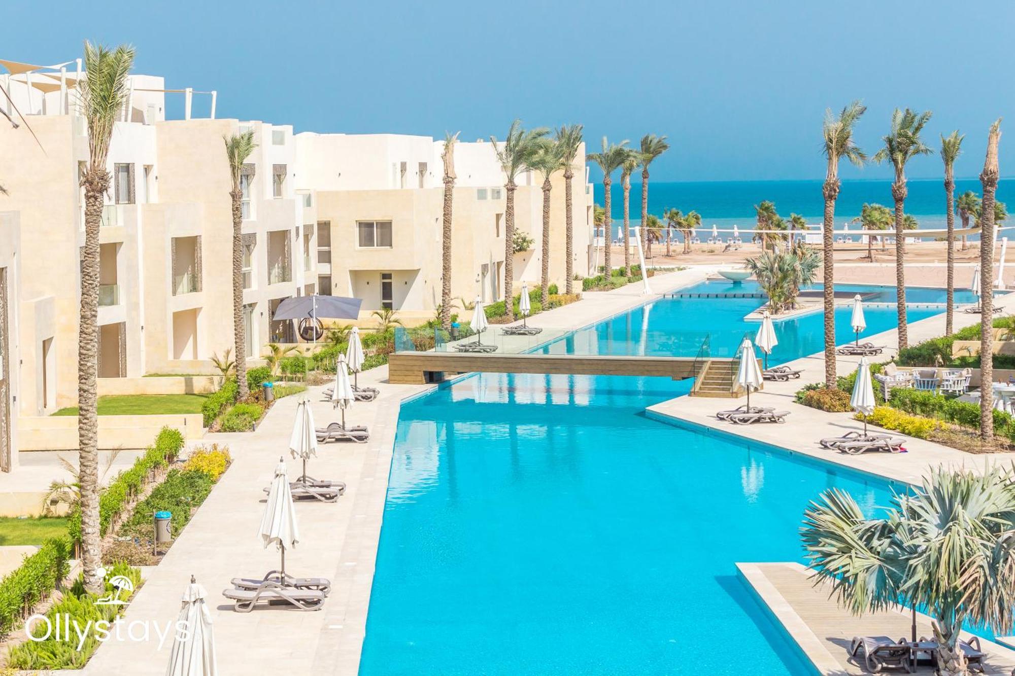 Ollystays Mangroovy Seaview 2Br Beach And Pool Free Access Hurghada Exterior photo