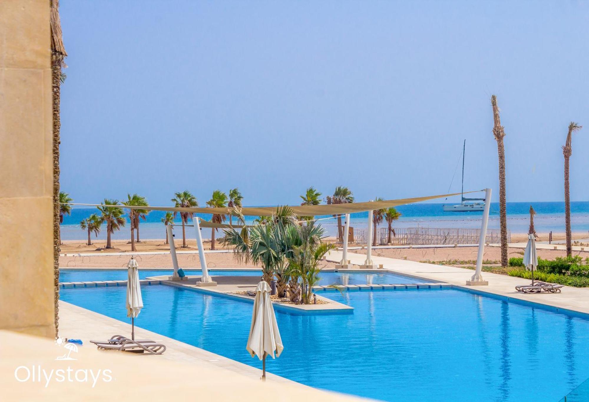 Ollystays Mangroovy Seaview 2Br Beach And Pool Free Access Hurghada Exterior photo