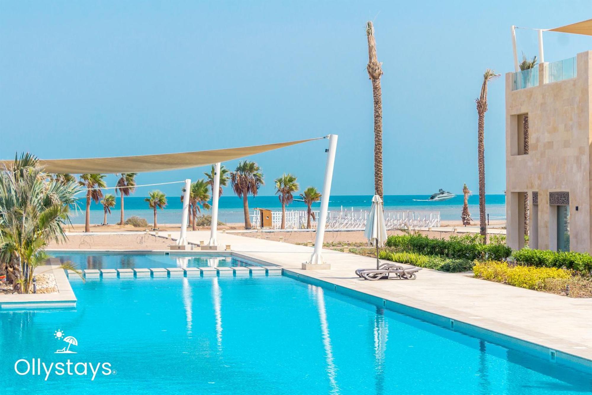 Ollystays Mangroovy Seaview 2Br Beach And Pool Free Access Hurghada Exterior photo